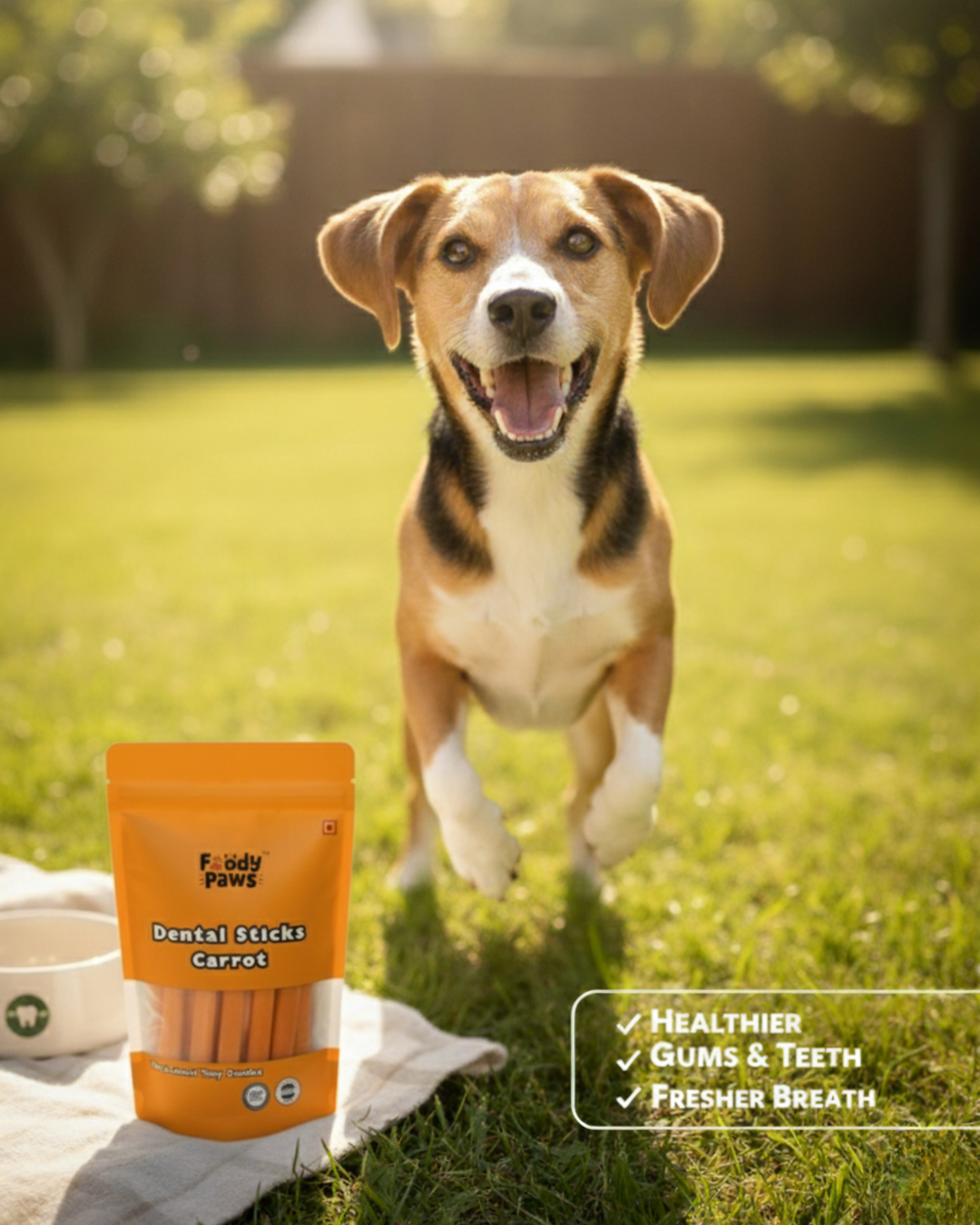 Foody Paws Dental Sticks┃Carrot Flavour