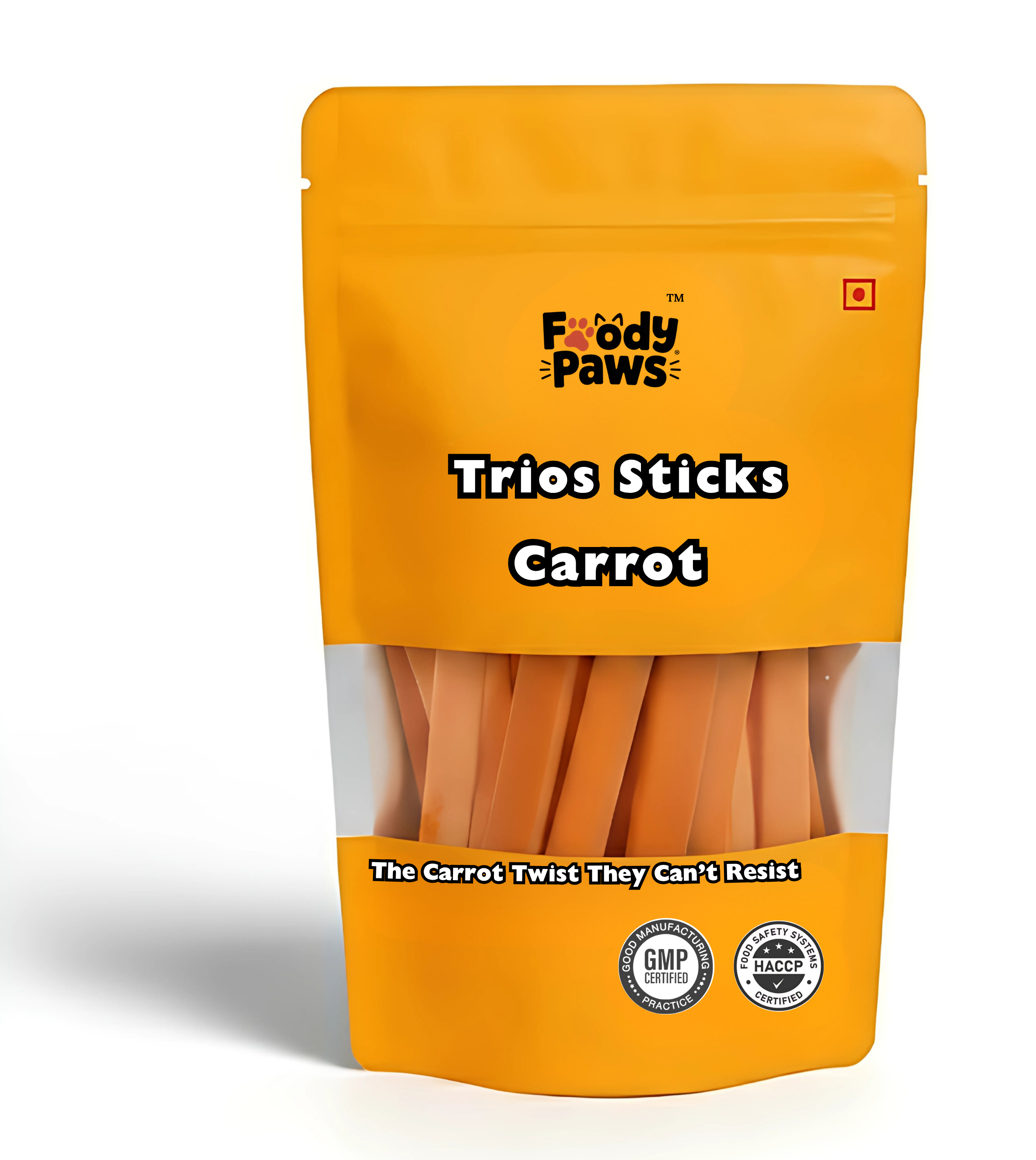 Foody Paws Dental Sticks┃Carrot Flavour