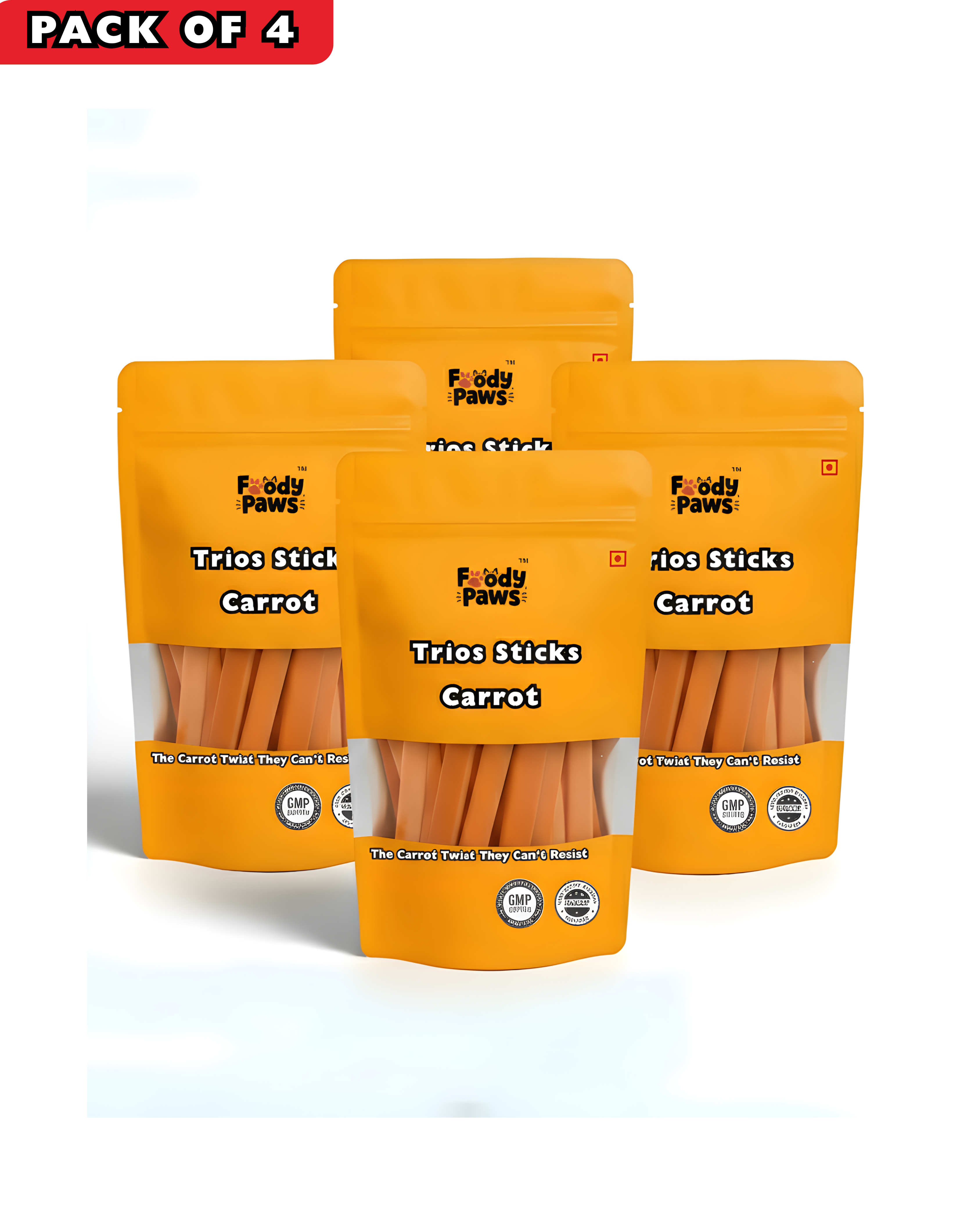 Foody Paws Dental Sticks┃Carrot Flavour