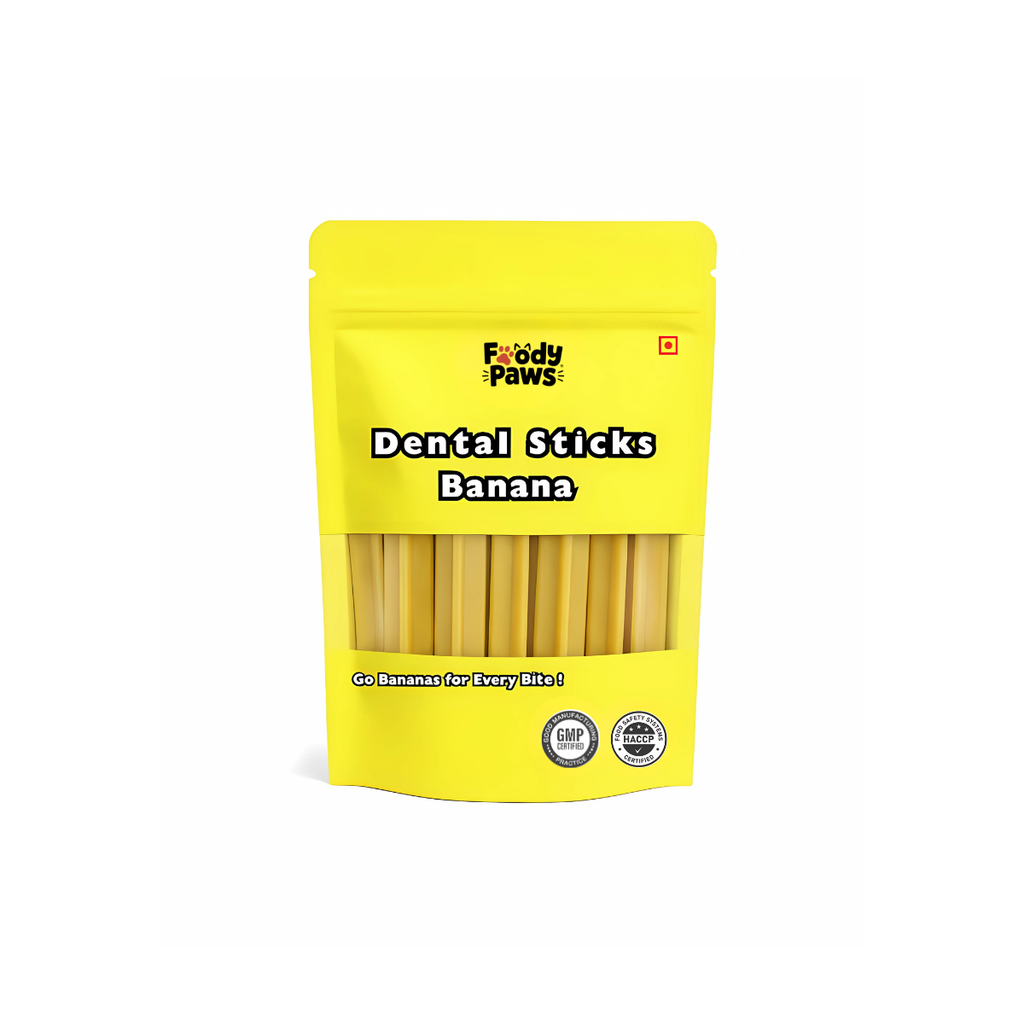 Foody Paws Dental Sticks┃Banana Flavour