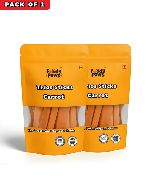 Foody Paws Dental Sticks┃Carrot Flavour
